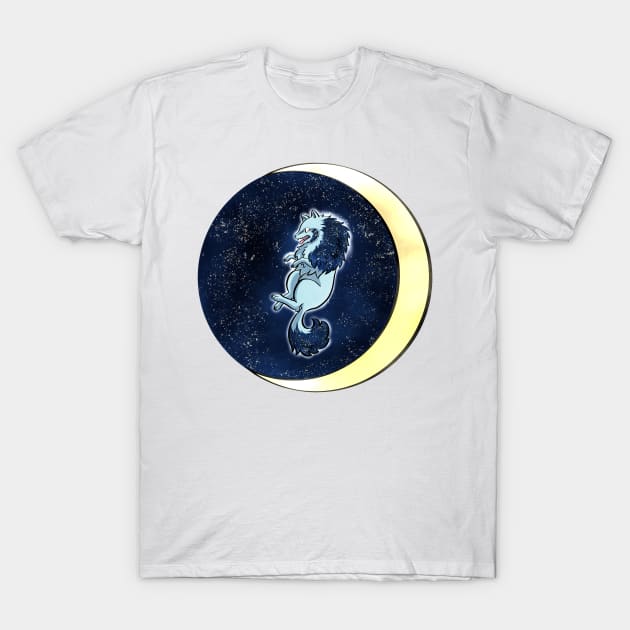 Star and Moon Pupper T-Shirt by Elora0321